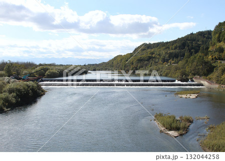 十勝川千代田堰堤　千代田堰堤　千代田えん堤 132044258
