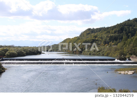 十勝川千代田堰堤　千代田堰堤　千代田えん堤 132044259