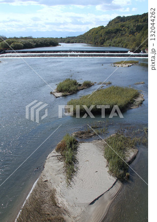 十勝川千代田堰堤　千代田堰堤　千代田えん堤 132044262