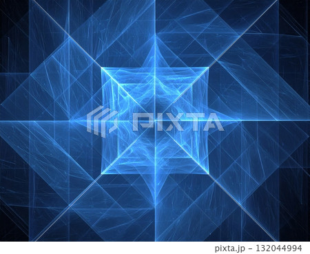 Abstract blue technology background with fractal light and digital globe illustration for global internet network design Abstract blue technology background with fractal light and digital globe illustration for global internet network design 132044994