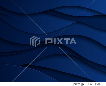 Blue artistic wave pattern illustration with a light curve design and digital texture Blue artistic wave pattern illustration with a light curve design and digital texture 132045036