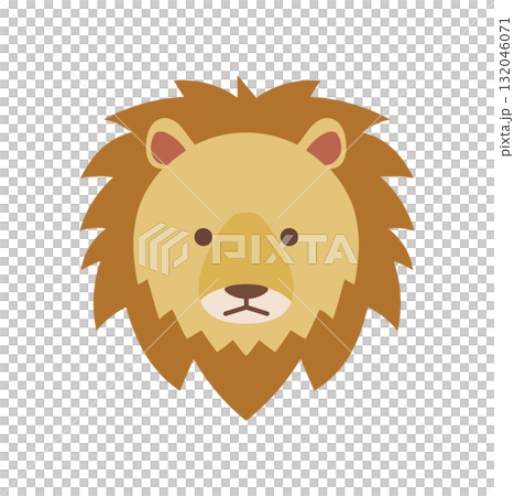 ライオン（カラー） 132046071