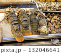 Fresh Seafood Display with Lobster and Shellfish 132046641