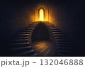 階段の先の扉 132046888