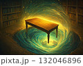 沈む机 132046896