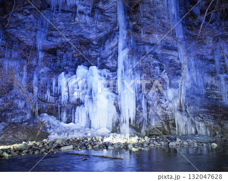 秩父・三十槌の氷柱 132047628