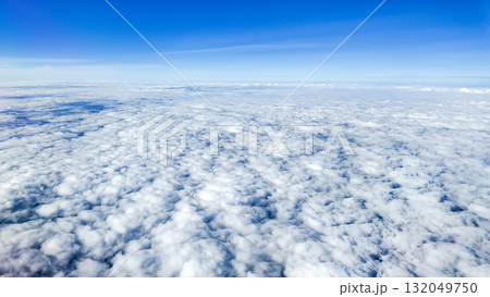 beautiful blue sky with white clouds background beautiful blue sky with white clouds background 132049750