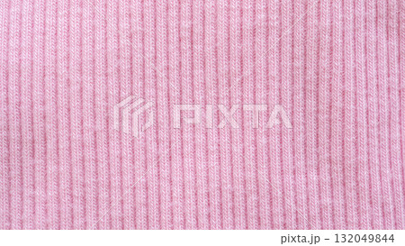 Pink fabric cloth texture background close up 132049844