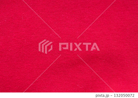 Red fabric cloth texture background close up 132050072