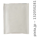 Blank white tea sachet packaging mockup isolated on white background 132050281