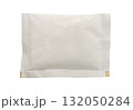 Blank white paper sachet sugar bag isolated on white background 132050284