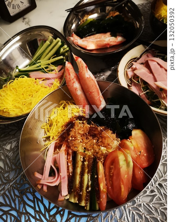 我が家の冷やし中華 132050392