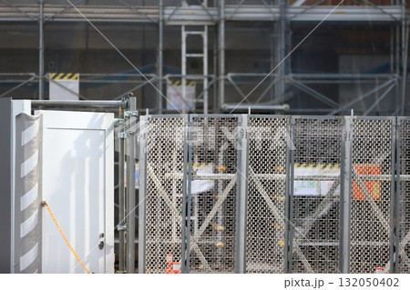 工事現場の入口キャスターゲート　イメージ 132050402