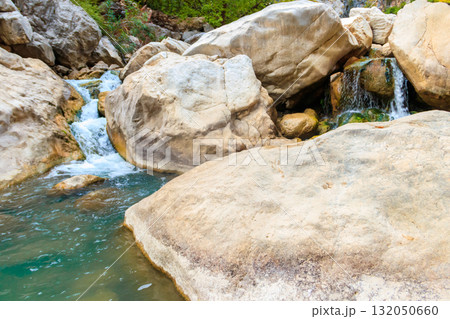 Small waterfall in Goynuk canyon in Antalya province, Turkey Small waterfall in Goynuk canyon in Antalya province, Turkey 132050660