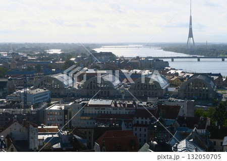 聖ペテロ教会の塔からのリーガの街並み 132050705