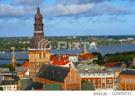 聖ペテロ教会の塔からのリーガの街並み 132050712