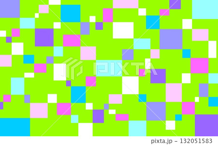 幾何学模様 四角形 グリーン 幾何学模様 四角形 グリーン 132051583