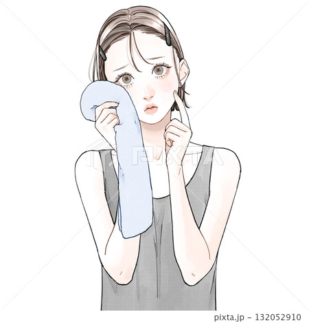 肌が気になる女性 132052910