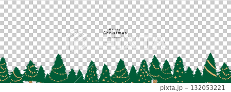Hand drawn Christmas tree illustration. December Christmas background. Hand drawn Christmas tree illustration. December Christmas background. 132053221
