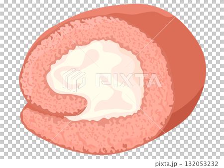 ロールケーキ　単品　ストロベリー 132053232