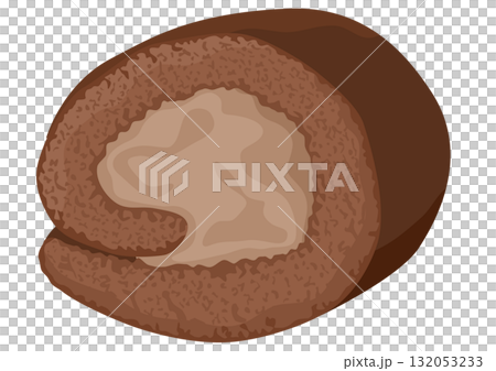 巧克力捲蛋糕 132053233