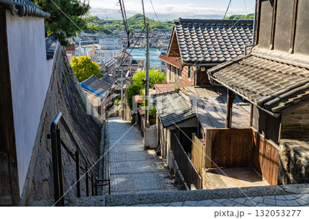 《広島県》尾道・坂の街の風景 132053277