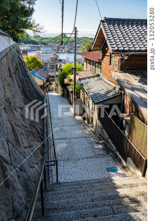 《広島県》尾道・坂の街の風景 132053280