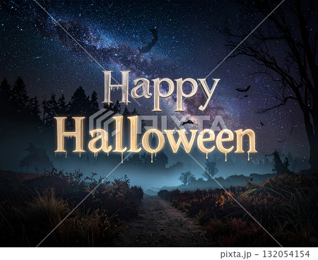 ハロウィン素材 ハロウィン素材 132054154