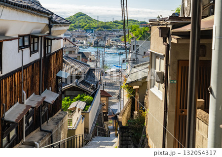 《広島県》尾道・坂の街の風景 132054317