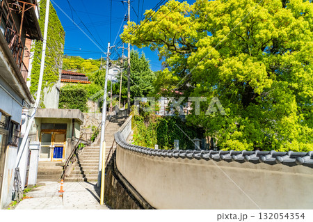 《広島県》尾道・坂の街の風景 132054354