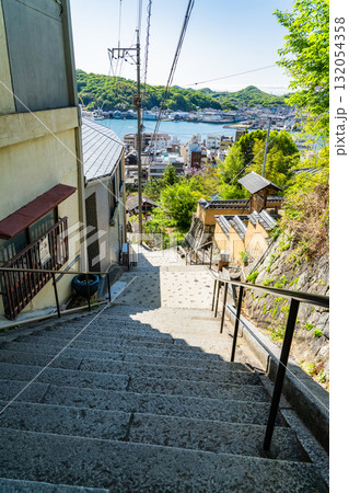 《広島県》尾道・坂の街の風景 132054358