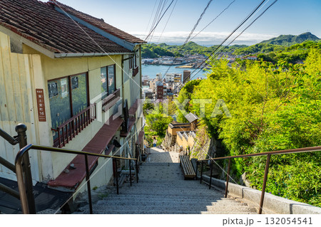 《広島県》尾道・坂の街の風景 132054541