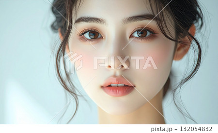 透明感のある女性 ナチュラルな美しさを表現したポートレート 透明感のある女性 ナチュラルな美しさを表現したポートレート 132054832