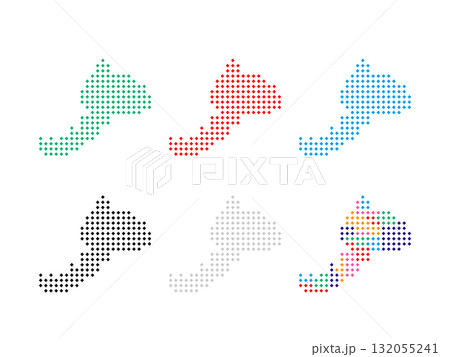 ドット絵の地図_福井県_角ドット-05 ドット絵の地図_福井県_角ドット-05 132055241