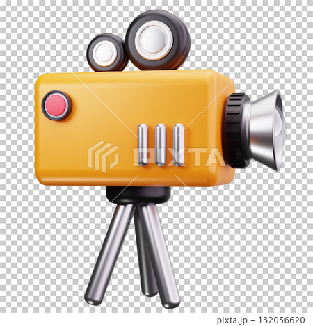 Vintage Film Camera 3D 132056620