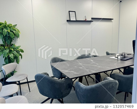 Stylish modern office for meetings and conferences Stylish modern office for meetings and conferences 132057469