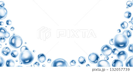 Delicate air bubbles float in cemicircular template,captured in soft blue watercolor monochrome.For ethereal designs and ocean-inspired projects.Hand drawn illustration for aquatic arrangements Delicate air bubbles float in cemicircular template,captured in soft blue watercolor monochrome.For ethereal designs and ocean-inspired projects.Hand drawn illustration for aquatic arrangements 132057739