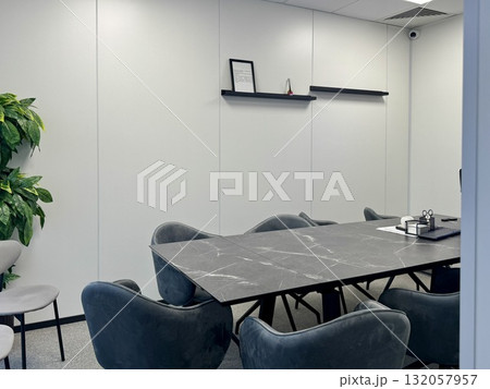 Stylish modern office for meetings and conferences 132057957