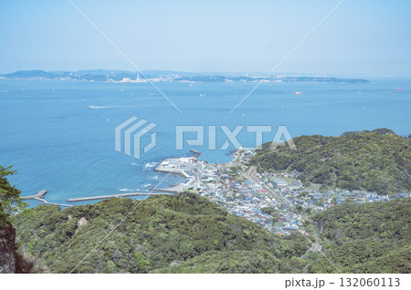 千葉　鋸山山頂からの景色 132060113