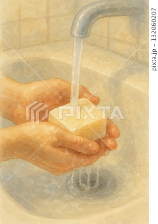 手洗 手洗い 手を洗う 132060207