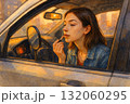 化粧 メイクアップ お化粧 132060295