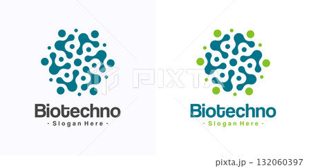 Abstract geometric molecule icon vector. Science logo, dotted concept. Abstract geometric molecule icon vector. Science logo, dotted concept. 132060397