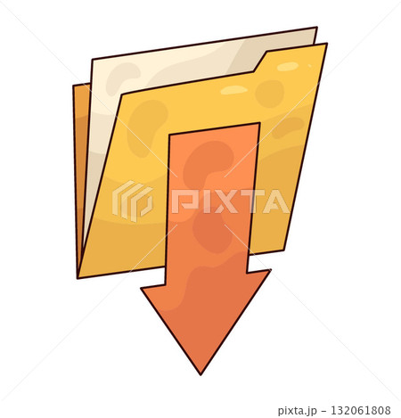 illustration of Download illustration of Download 132061808