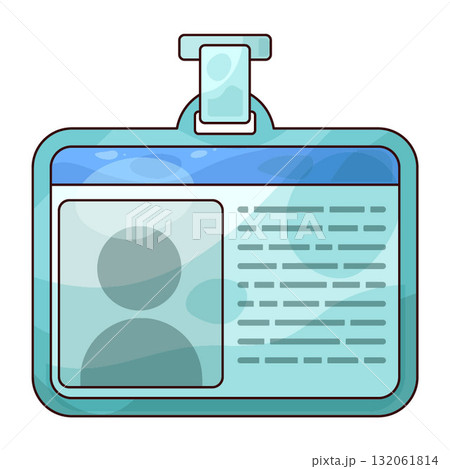 illustration of ID Card illustration of ID Card 132061814