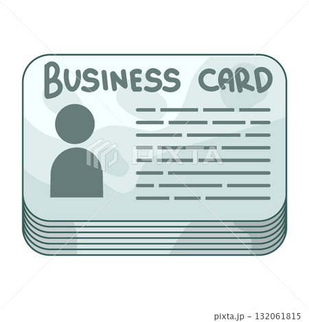 illustration of Business Card illustration of Business Card 132061815