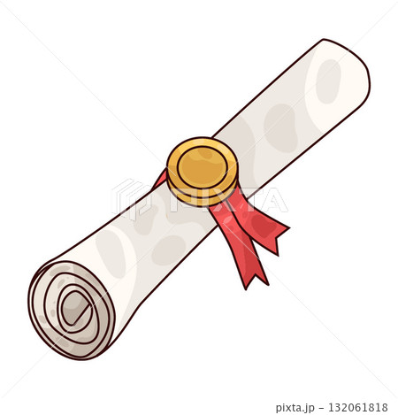 illustration of Diploma 132061818