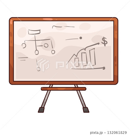illustration of Whiteboard 132061829