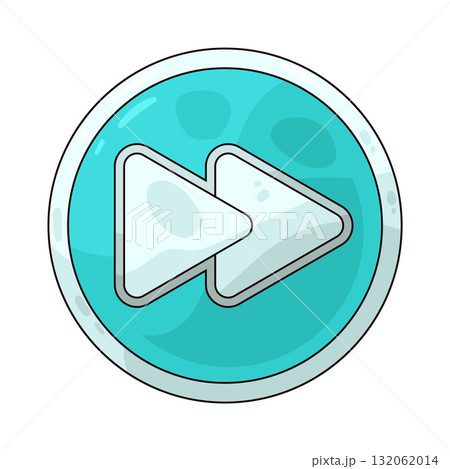 illustration of Fast Forward Button illustration of Fast Forward Button 132062014
