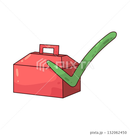 illustration of Food Delivered 132062450