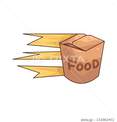 illustration of Quick Food Delivery illustration of Quick Food Delivery 132062451